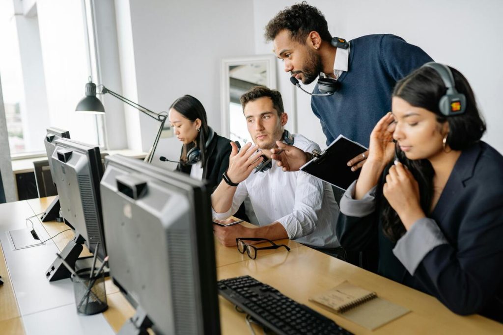 Customer retention strategies with call center agents assisting customers over the phone