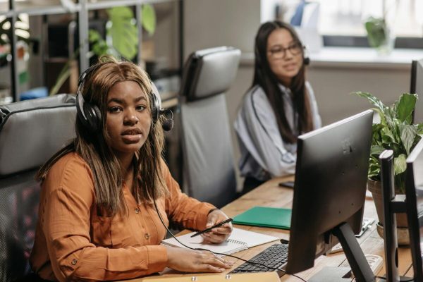 Customer service agents using customer support soft skills while assisting callers