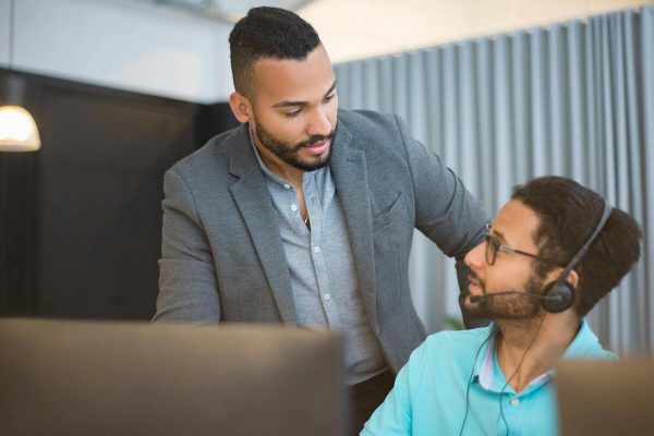 Customer service agents using customer support workforce optimization