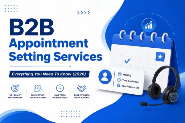 Multilingual agent booking sales meetings as part of B2B appointment setting services