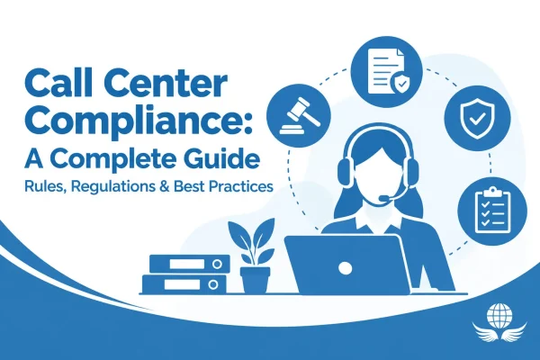 Call center compliance guide covering consent, call recording, data privacy, payment security, training and monitoring